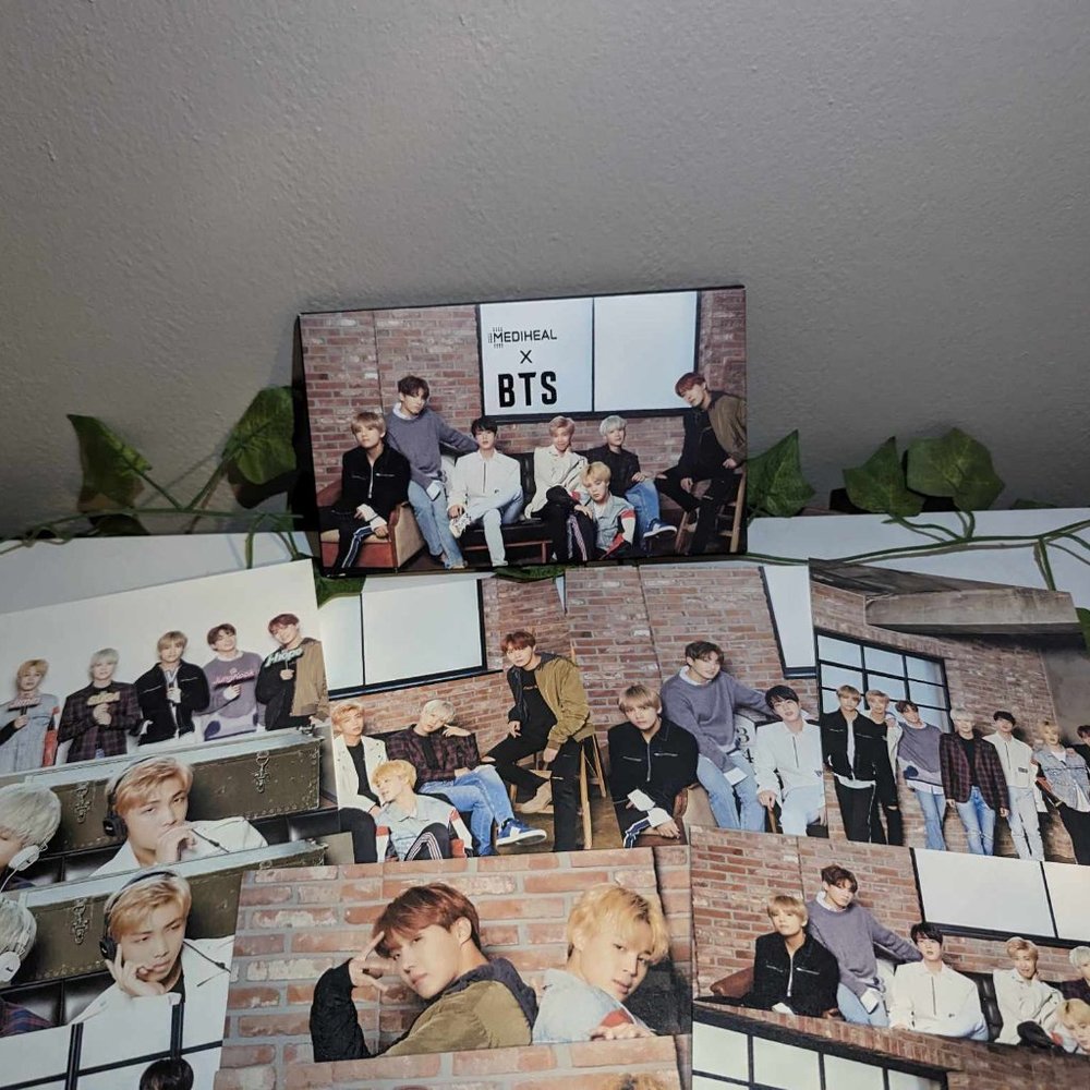 BTS MEDIHEAL Photocards - Complete Set - Picture 2 of 3